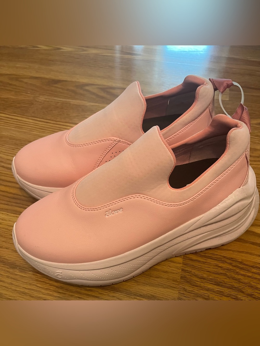 Clove Ona Limited Edition Pink Slip-On Cushioned Platform Sneakers for Women - Picture 5 of 9